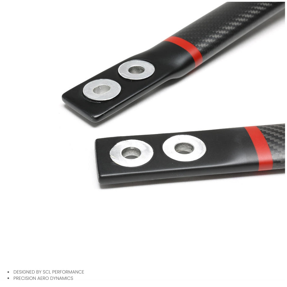 Real Dry Carbon Fiber Engine Compartment Balance Bar Front Strut Brace for BMW G8X M2/M3/M4 Bumper Type