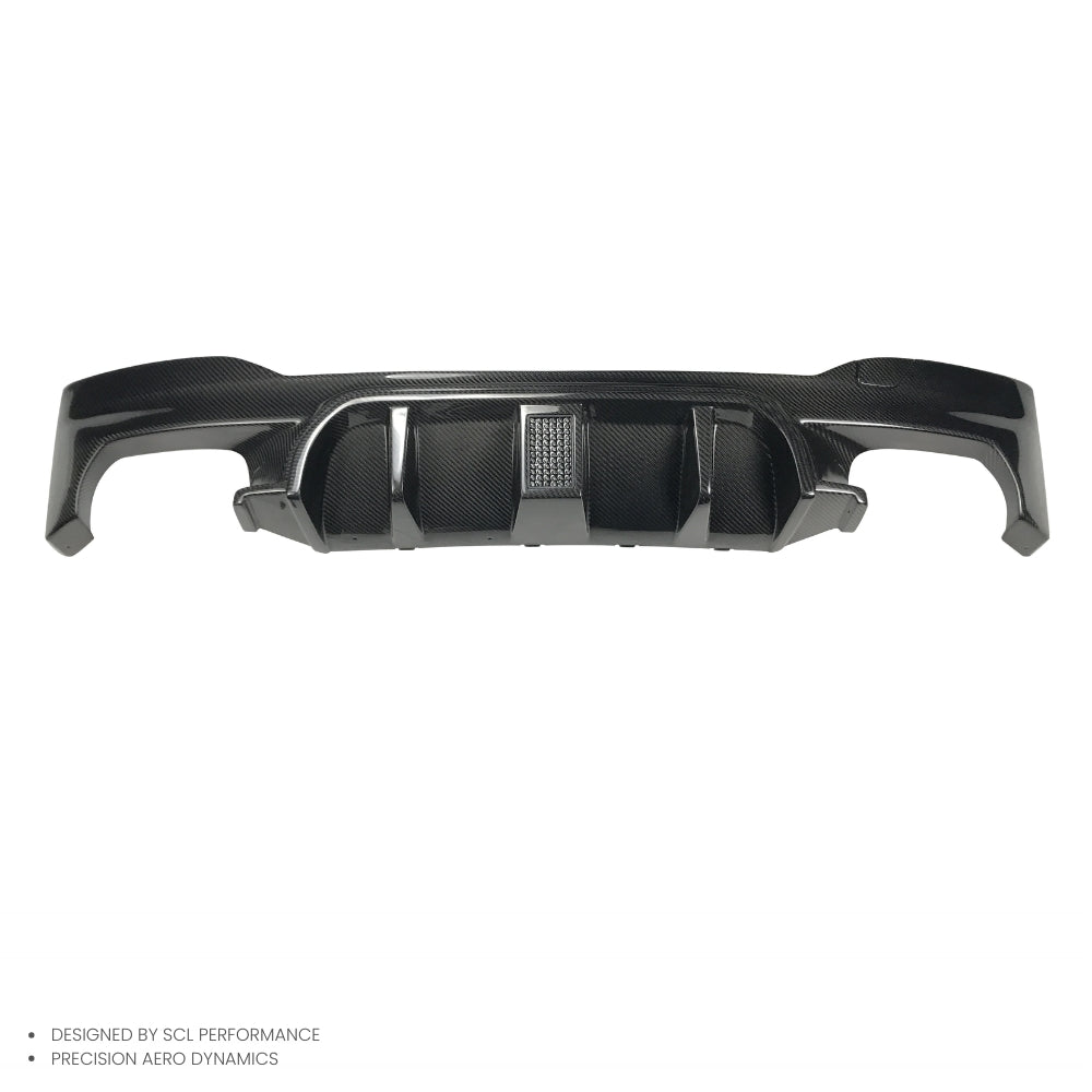 OEM M5 F90 Carbon Fiber Body Kit Rear Bumper Diffuser Lip Spoiler Splitter with LED Light for BMW M5 F90 Condition New