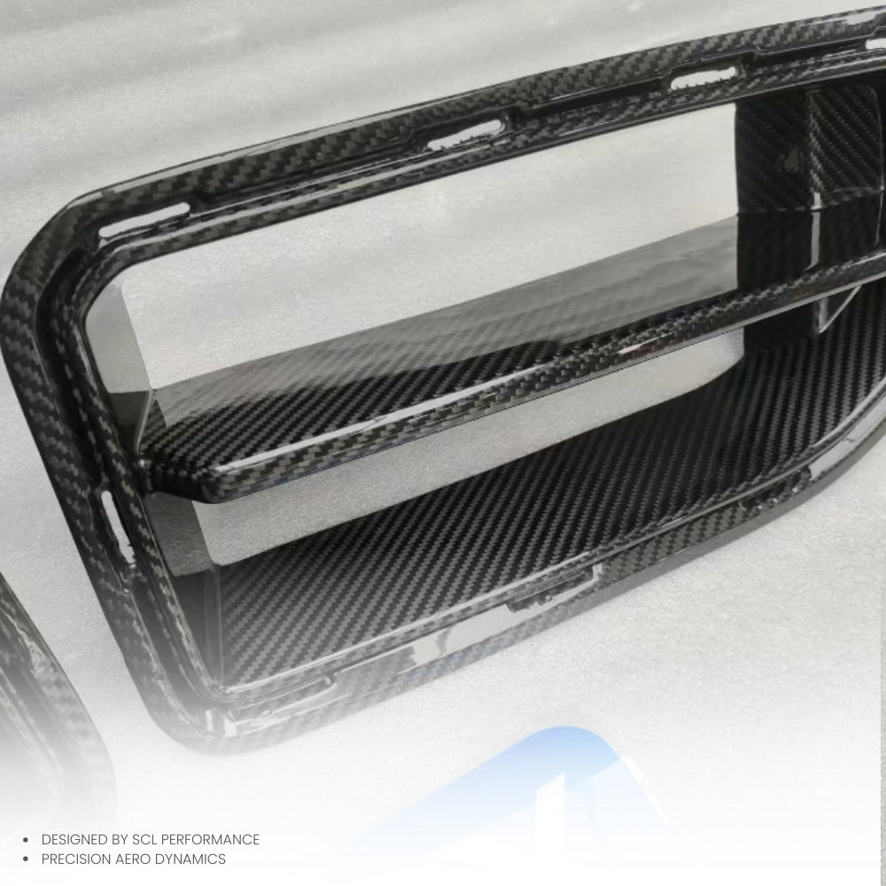High Quality Dry Carbon Fiber Front Grilles for 2023-2024 BMW G87 M2 Front Bumper Grill
