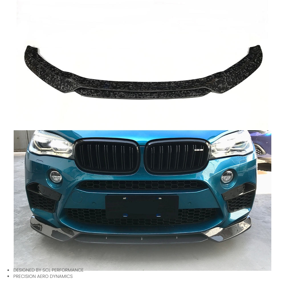 F85 F86 Car Accessories Carbon Fiber/ Forged Carbon Body Kit Front Bumper Lip Diffuser Spoiler Splitter for BMW X5M X6M F85 F86