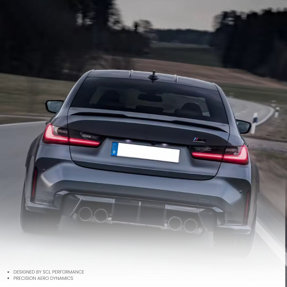 Dry Carbon Fiber Rear Diffuser for BMW M3 M4 G80 G82 G83 Body Kit Rear Bumper Diffuser