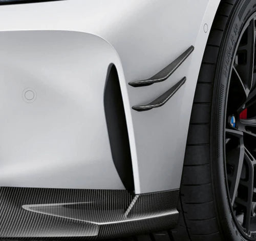 Dry Carbon Fiber Front Canards for BMW G80 M3 G82 G83 M4 MP Style Front Fender Splitter
