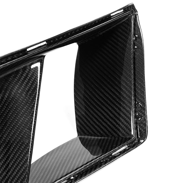 2PCS Dry Carbon Fiber Front Bumper Air Duct Vent Trim Replacement for BMW M3 G80 M4 G82 Front Bumper Air Duct Vent