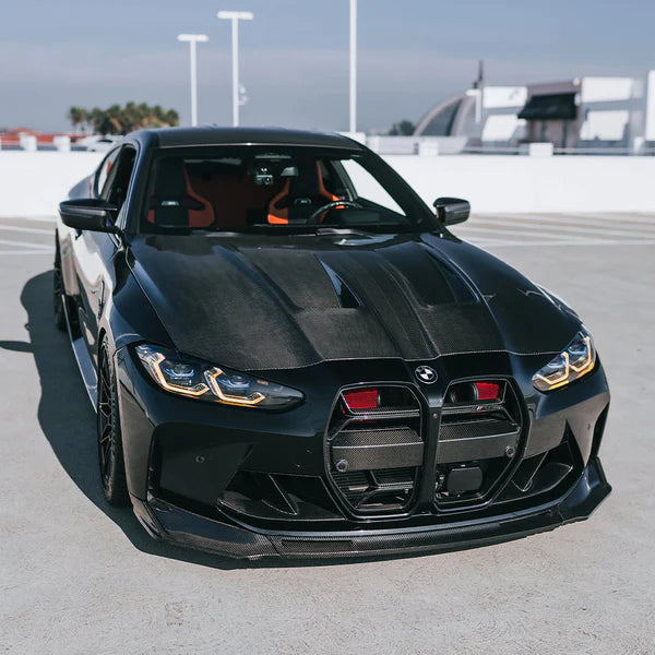 Dry Carbon Fiber Car Parts Auto Front Bumper Grill With ACC for BMW G80 M3 M4 G82 G83 2021+ CSL Style Front Grilles