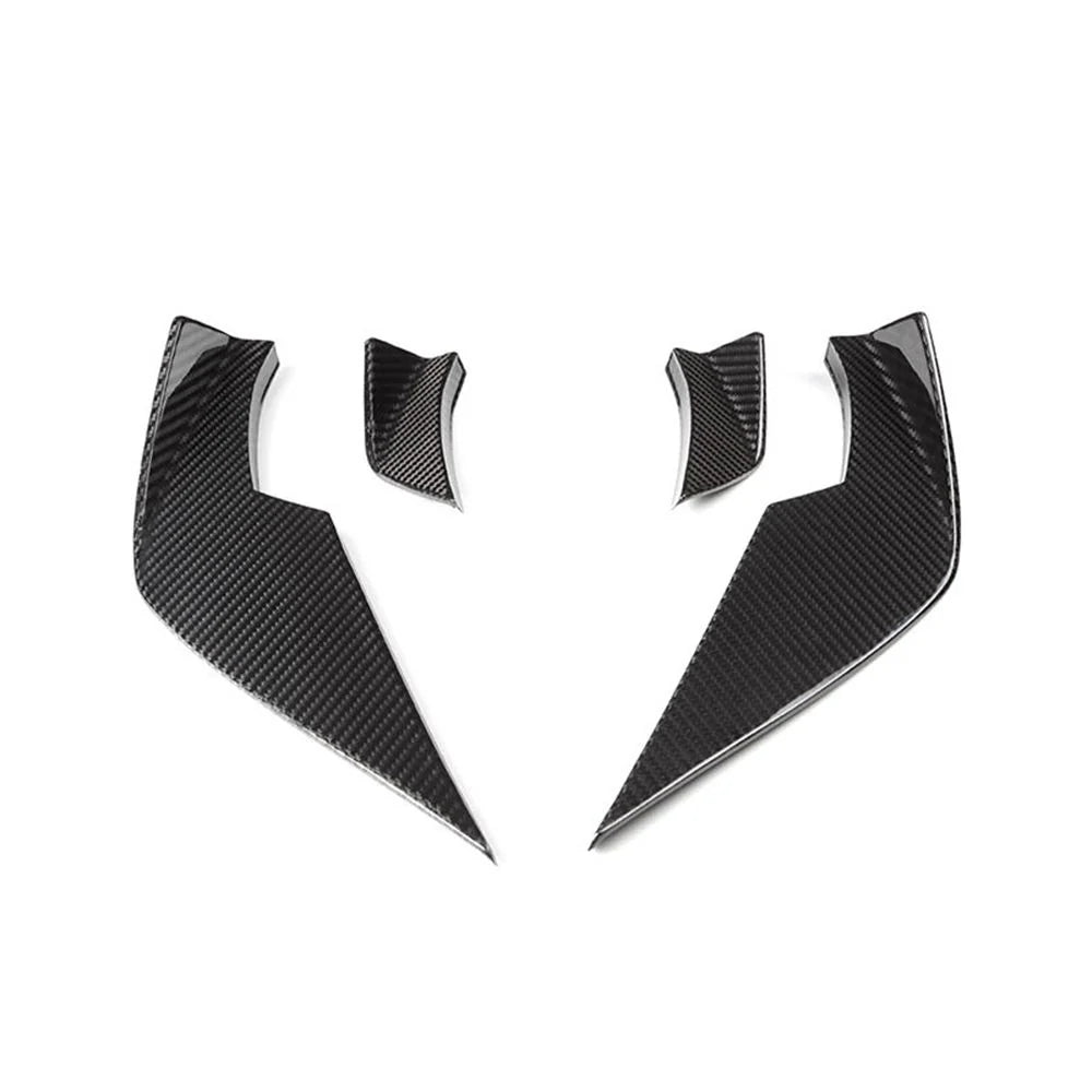 New Arrival Dry Carbon Fiber Front Bumper Trims for BMW G80 G82 G83 M3 M4 Fiber Front Bumper Canards