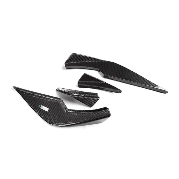 New Arrival Dry Carbon Fiber Front Bumper Trims for BMW G80 G82 G83 M3 M4 Fiber Front Bumper Canards