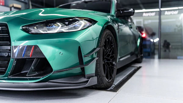 New Arrival Dry Carbon Fiber Front Bumper Trims for BMW G80 G82 G83 M3 M4 Fiber Front Bumper Canards