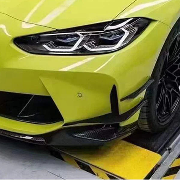 New Arrival Dry Carbon Fiber Front Bumper Trims for BMW G80 G82 G83 M3 M4 Fiber Front Bumper Canards