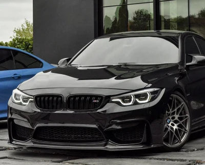 OEM F82 Dry Carbon Fiber Car Body Kit V Style Front Diffuser 2014-2020 for BMW F80 M3 F82 F83 M4 Front Lip New Includes Tow Hook