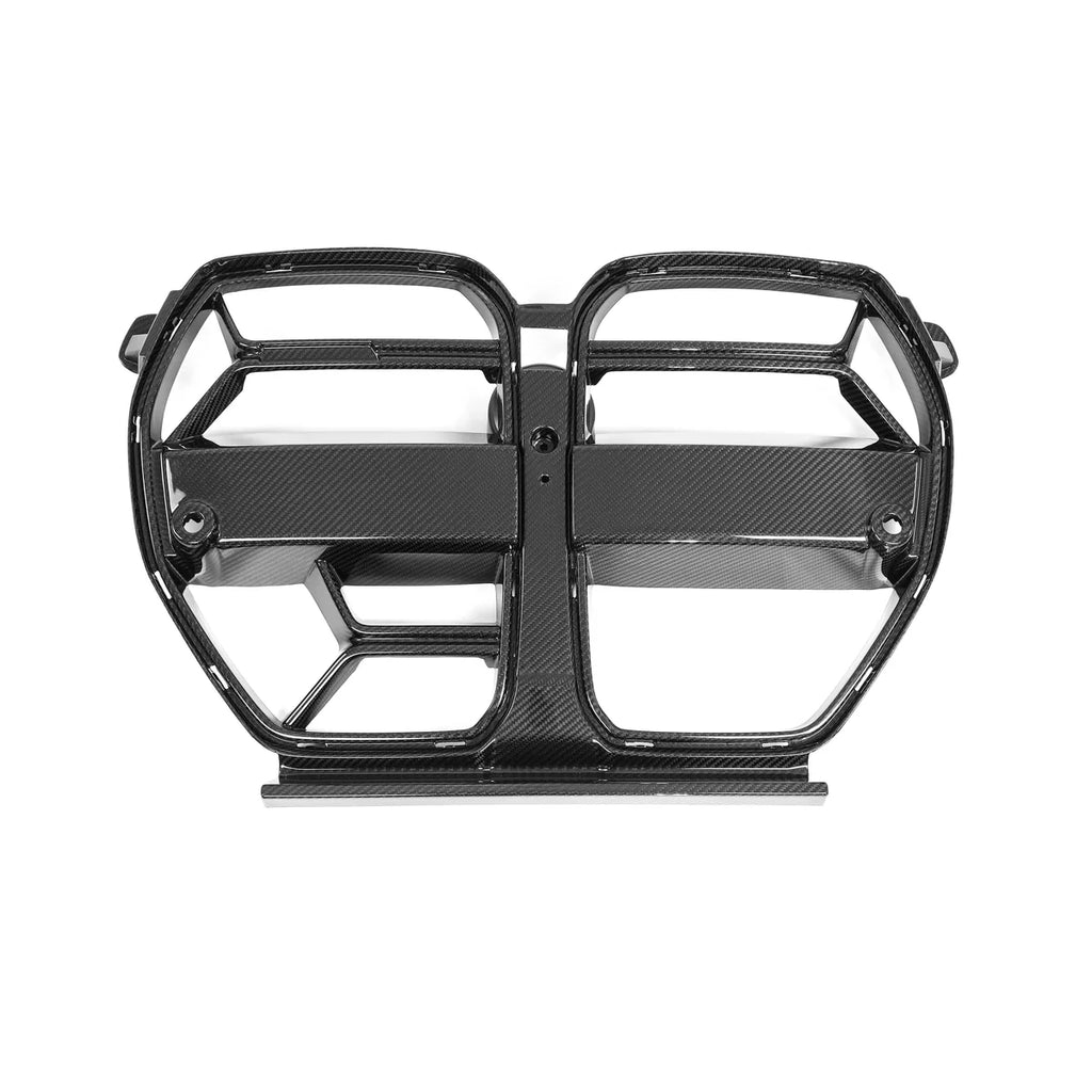 CSL Style Dry Carbon Fiber Auto Parts Car Front Grill With/without ACC for BMW G80 G81 G82 G83 M3 M4 2021+ Front Bumper Grill