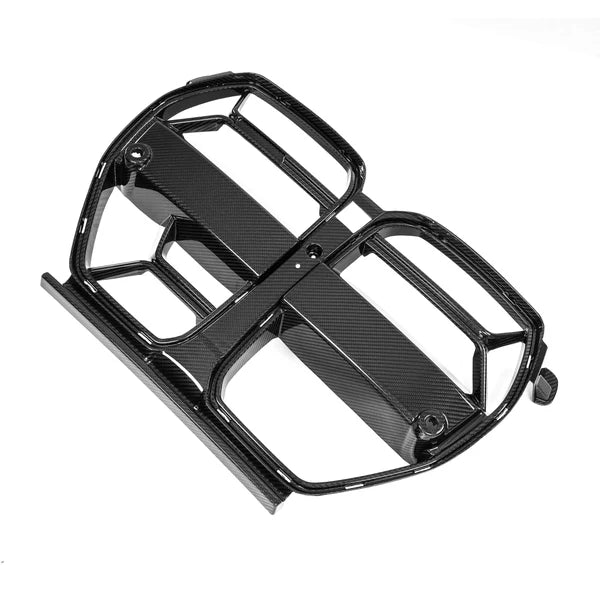 CSL Style Dry Carbon Fiber Auto Parts Car Front Grill With/without ACC for BMW G80 G81 G82 G83 M3 M4 2021+ Front Bumper Grill