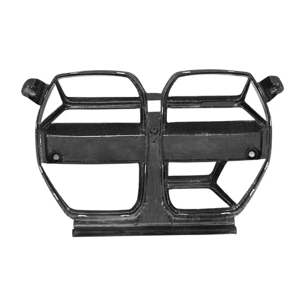 CSL Style Dry Carbon Fiber Auto Parts Car Front Grill With/without ACC for BMW G80 G81 G82 G83 M3 M4 2021+ Front Bumper Grill
