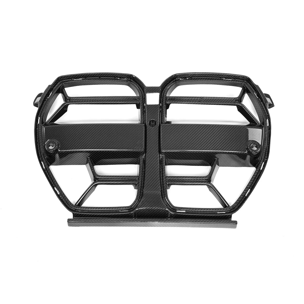 Real Dry Carbon Fiber BodyKit Car Front Grilles with Insect Screen for BMW G80 G81 M3 M4 G82 G83 CSL Style Grills