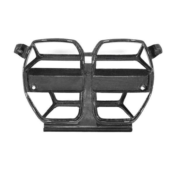 Real Dry Carbon Fiber BodyKit Car Front Grilles with Insect Screen for BMW G80 G81 M3 M4 G82 G83 CSL Style Grills
