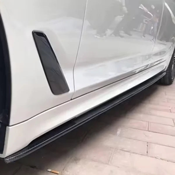 Dry Carbon Fiber Universal Car Side Skirts Body Kit for BMW M5 F90 2018-2019 Gloss Black