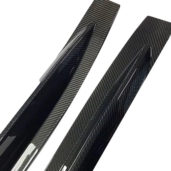 OEM Dry Carbon Fiber Car Side Skirts Extension for BMW M3 G80 Original Competition 2021+ Side Skirts