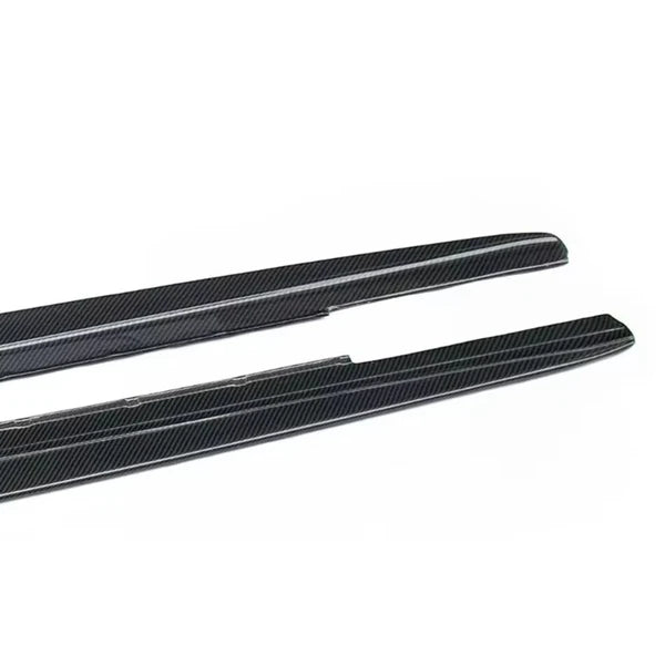 Dry Carbon Fiber Universal Car Side Skirts Body Kit for BMW M5 F90 2018-2019 Gloss Black