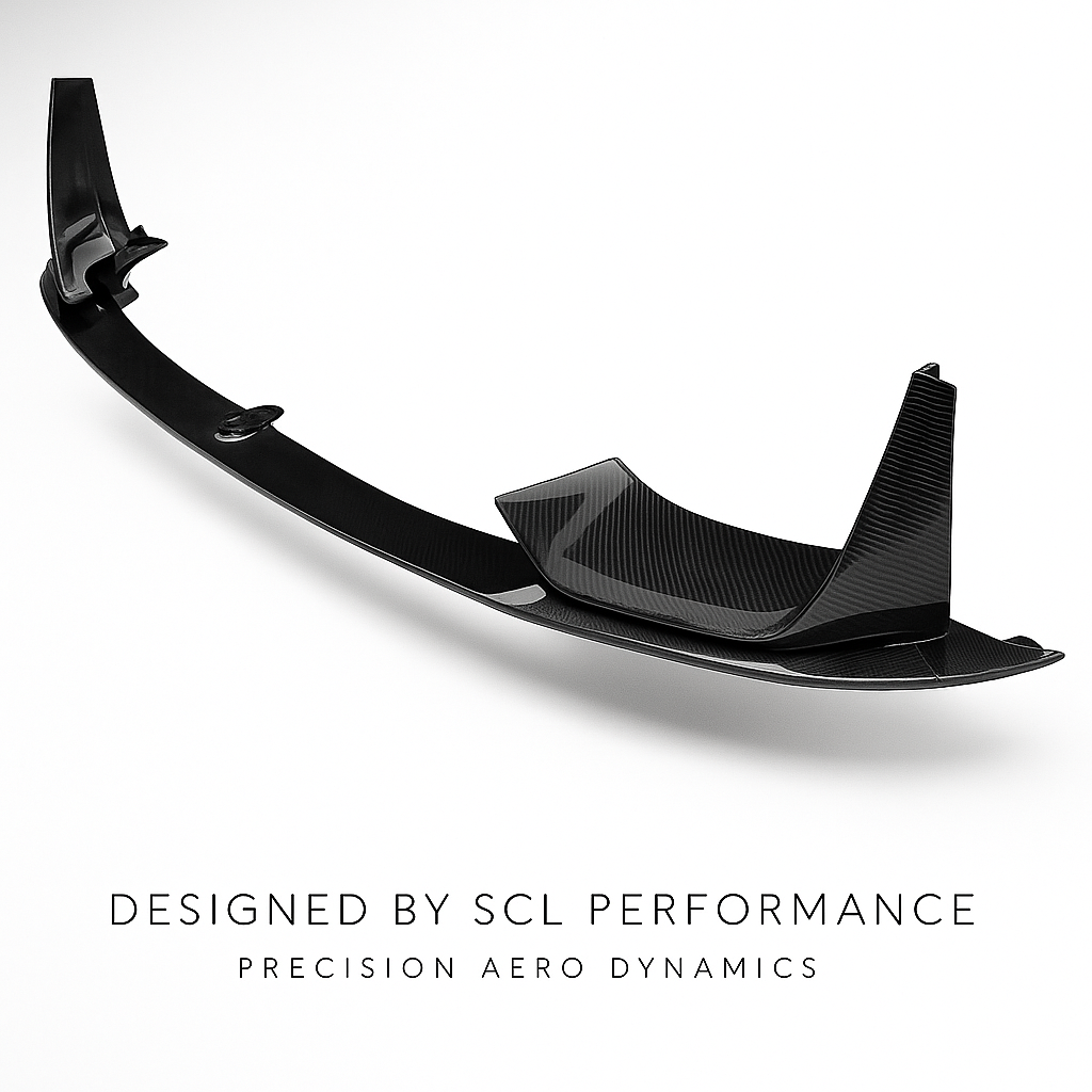 SCL Style 001 Carbon Fiber Front Bumper Lip – BMW F80 M3 / F82 M4 (2015–2020)