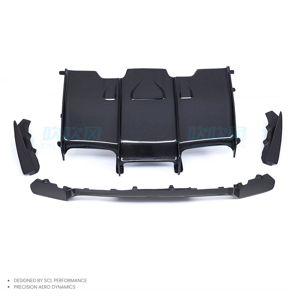 OEM Carbon Fiber Rear Bumper Lip Diffuser Splitter for BMW M4 F82 PSM Style Rear Diffuser New Condition