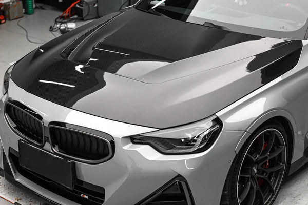 New for BMW M2 F87 2014-2022 Carbon Fiber Front Bonnet Real Dry Engine Hood Body Kit
