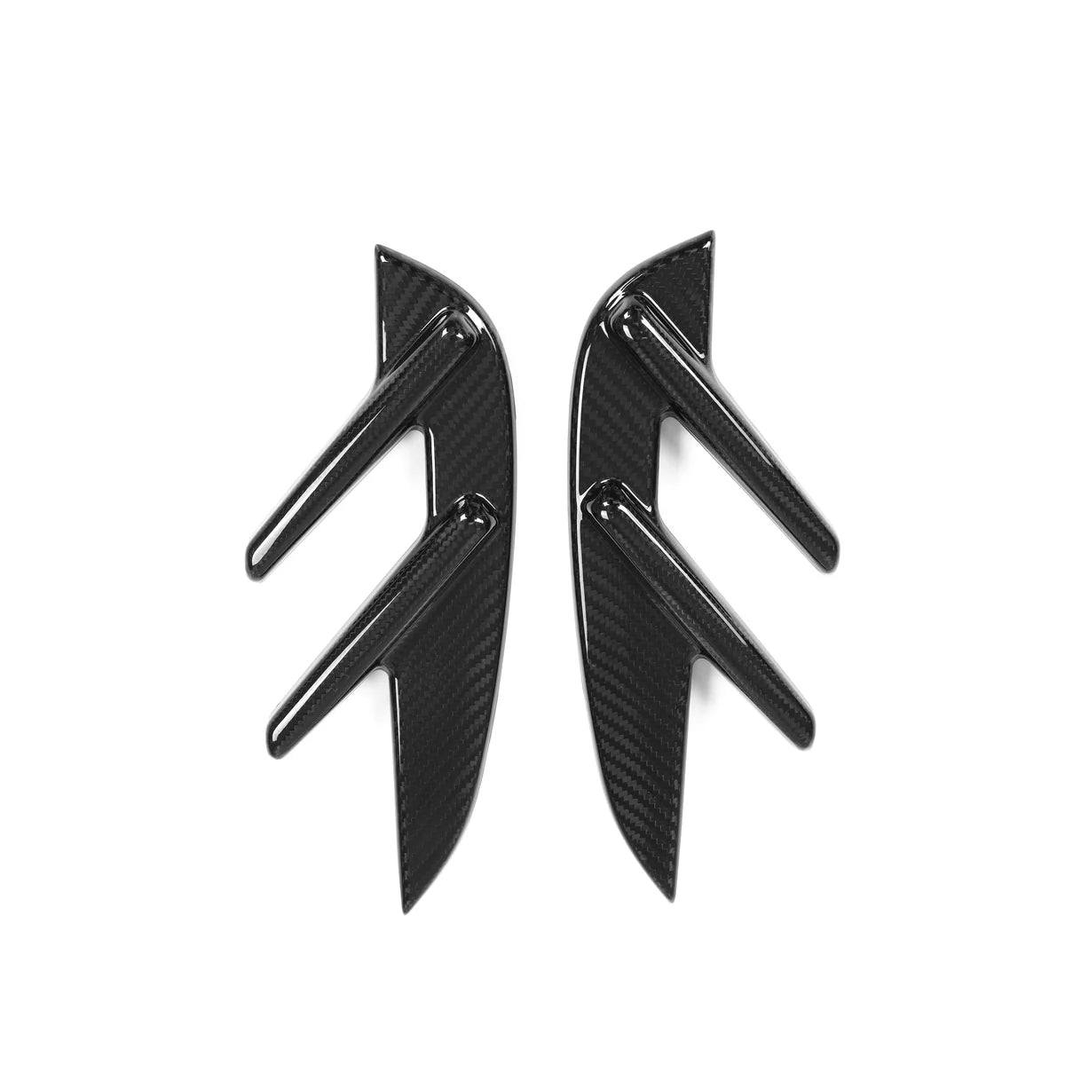 Dry Carbon Fiber Front Fenders Trims for BMW G80 M3 Front Fender Splitter