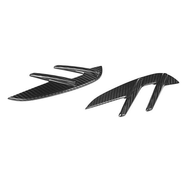 Dry Carbon Fiber Front Fenders Trims for BMW G80 M3 Front Fender Splitter