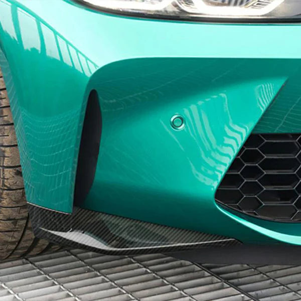 2021-2024 for BMW G80 M3 G82 M4 Body Parts High Quality Dry Carbon Fiber Front Bumper Lip Corners Front Lip Wrap