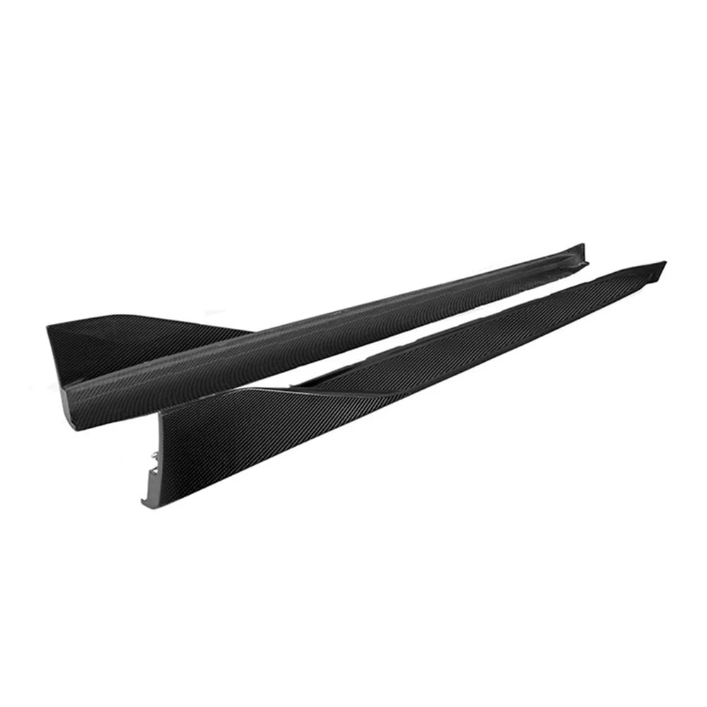 For BMW M4 G82 G83 MP Style Dry Carbon Fiber Side Skirts Body Parts