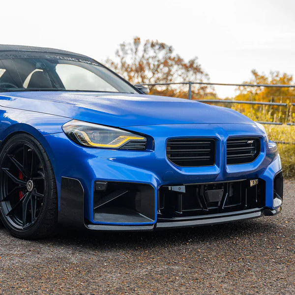 Oem Dry Carbon Fiber Front Bumper Air Vent for BMW G87 M2 2023-2024 Front Air Duct