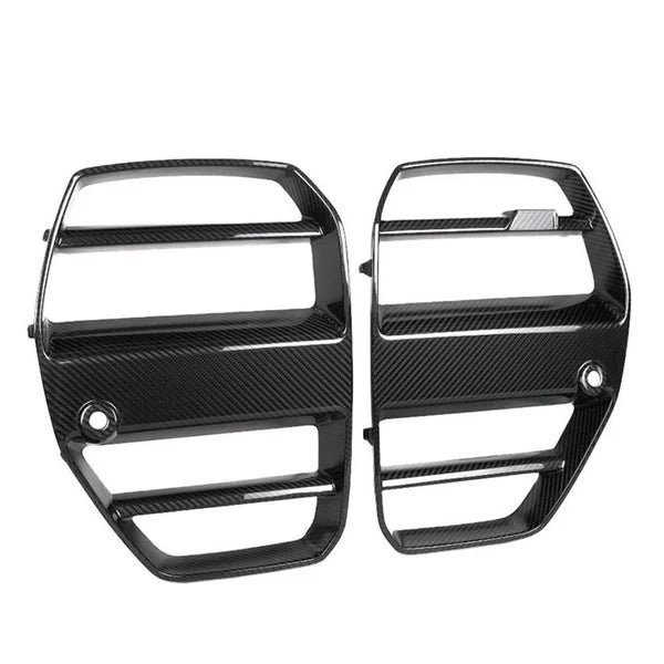 G82 G80 Dry Carbon Fiber Front Bumper  Grille ST Style for BMW M3 G80 G82 G83 M4