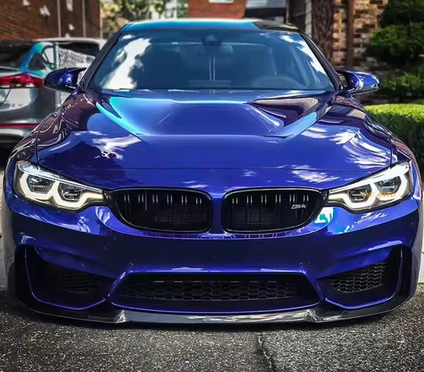 F82 F83 Dry Carbon Fiber Front Diffuser for F80 M3 F82 F83 M4 2014-2020 CS Style Front Bumper Lip