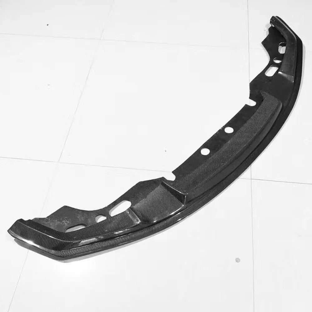 MTC Style Real Carbon Fiber Front Bumper Lip Spoiler for BMW M2 F87 2016-2022 New Condition Car Body Kit Accessories