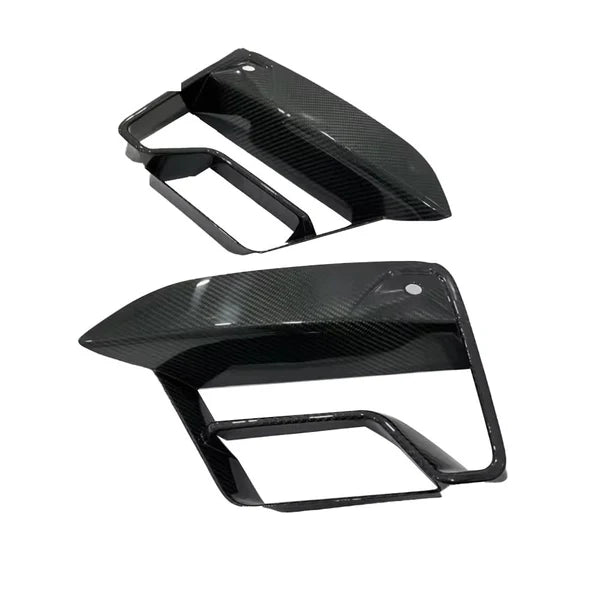 2021+ for BMW M5 F90 LCI Front Fog Light Trim Dry Carbon Front Light Cover New Condition Bumper with Tow Hook Cut-Outs