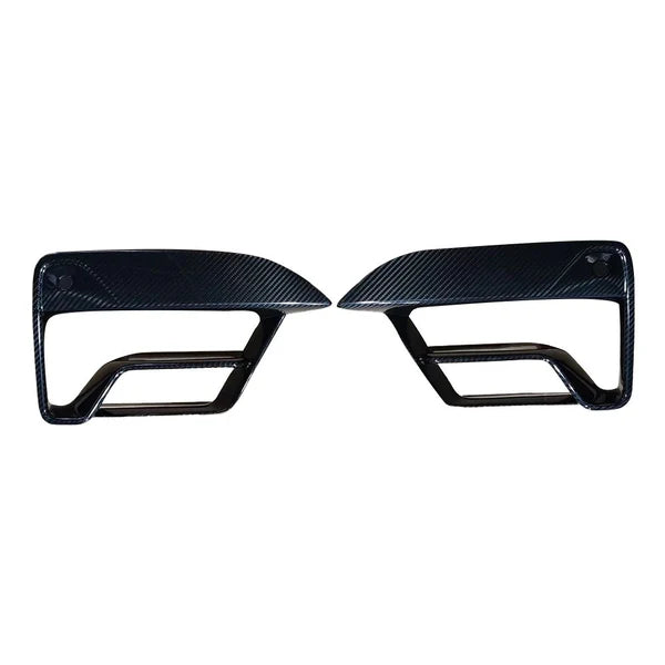 2021+ for BMW M5 F90 LCI Front Fog Light Trim Dry Carbon Front Light Cover New Condition Bumper with Tow Hook Cut-Outs