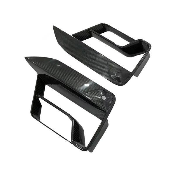 2021+ for BMW M5 F90 LCI Front Fog Light Trim Dry Carbon Front Light Cover New Condition Bumper with Tow Hook Cut-Outs