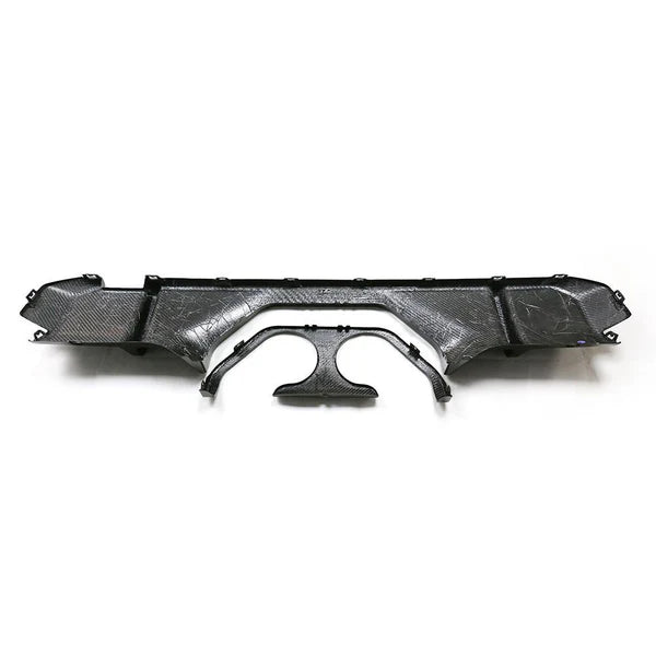 For BMW G80 M3 G82 M4 2021-2022 Pure Dry Carbon Fiber Rear Bumper Diffuser Lip New Automotive Spoiler with Heat Shield G80 M3