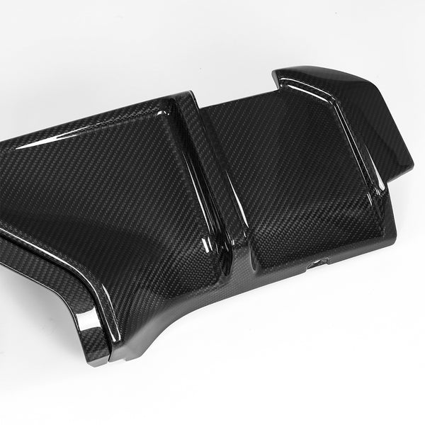 For BMW G80 M3 G82 M4 2021-2022 Pure Dry Carbon Fiber Rear Bumper Diffuser Lip New Automotive Spoiler with Heat Shield G80 M3