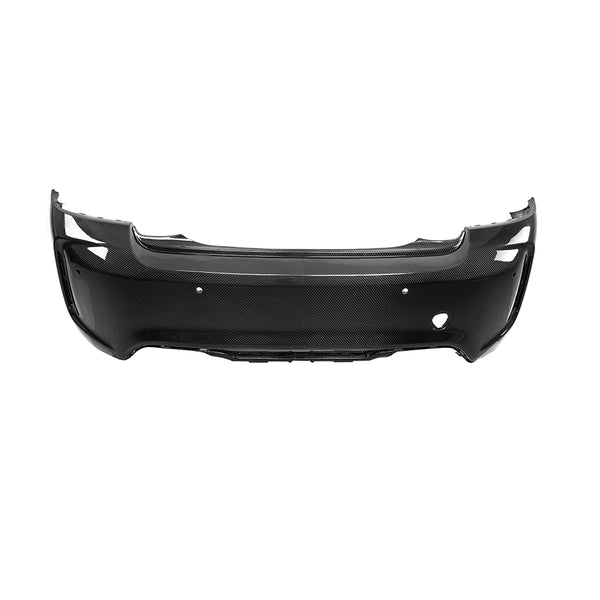2014-2021 for BMW M2/M2C F87 BodyKit Rear Bumper Real Dry Carbon Fiber New Condition with Tow Hook Cut-Outs