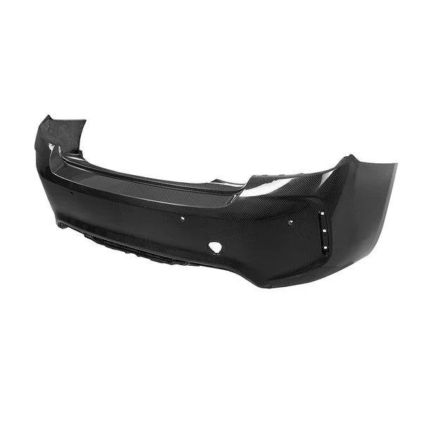 2014-2021 for BMW M2/M2C F87 BodyKit Rear Bumper Real Dry Carbon Fiber New Condition with Tow Hook Cut-Outs