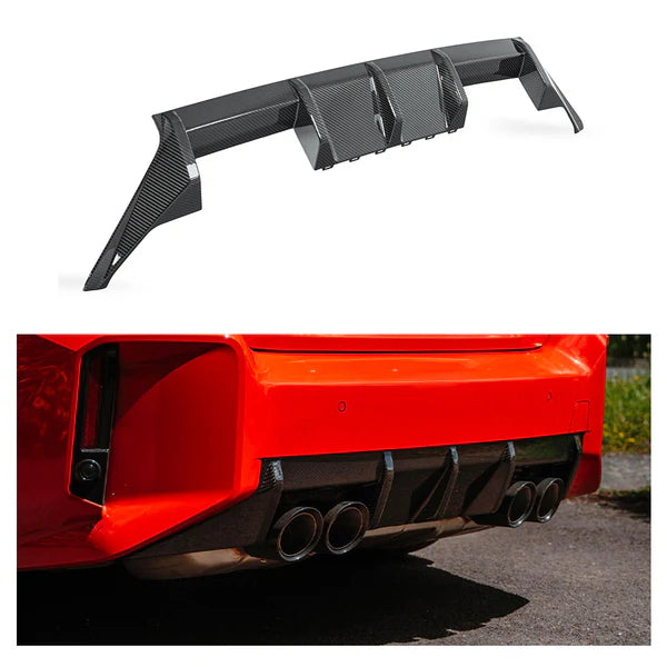 OEM Dry Carbon Fiber Rear Bumper Lip for BMW M2 G87 2023-2024 Bodykit MP Rear Diffuser
