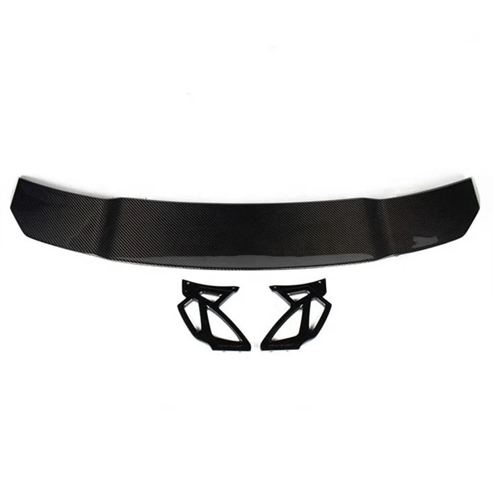 Real Dry Carbon Fiber Rear Wing Spoiler for BMW Sedan F80 M3 F82 M4 V Style Racing Wing Boot Spoiler 2014-2020