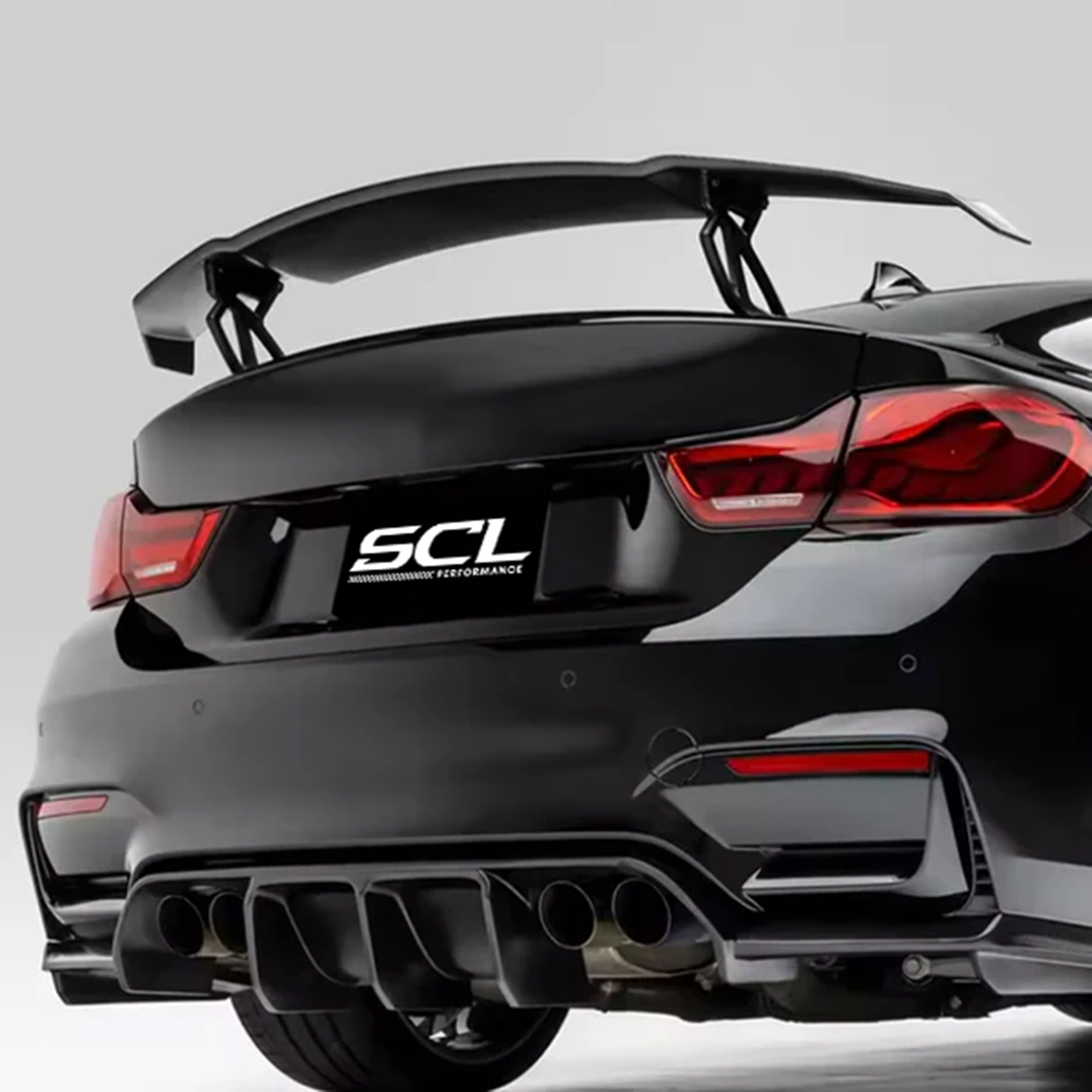 Real Dry Carbon Fiber Rear Wing Spoiler for BMW Sedan F80 M3 F82 M4 V Style Racing Wing Boot Spoiler 2014-2020