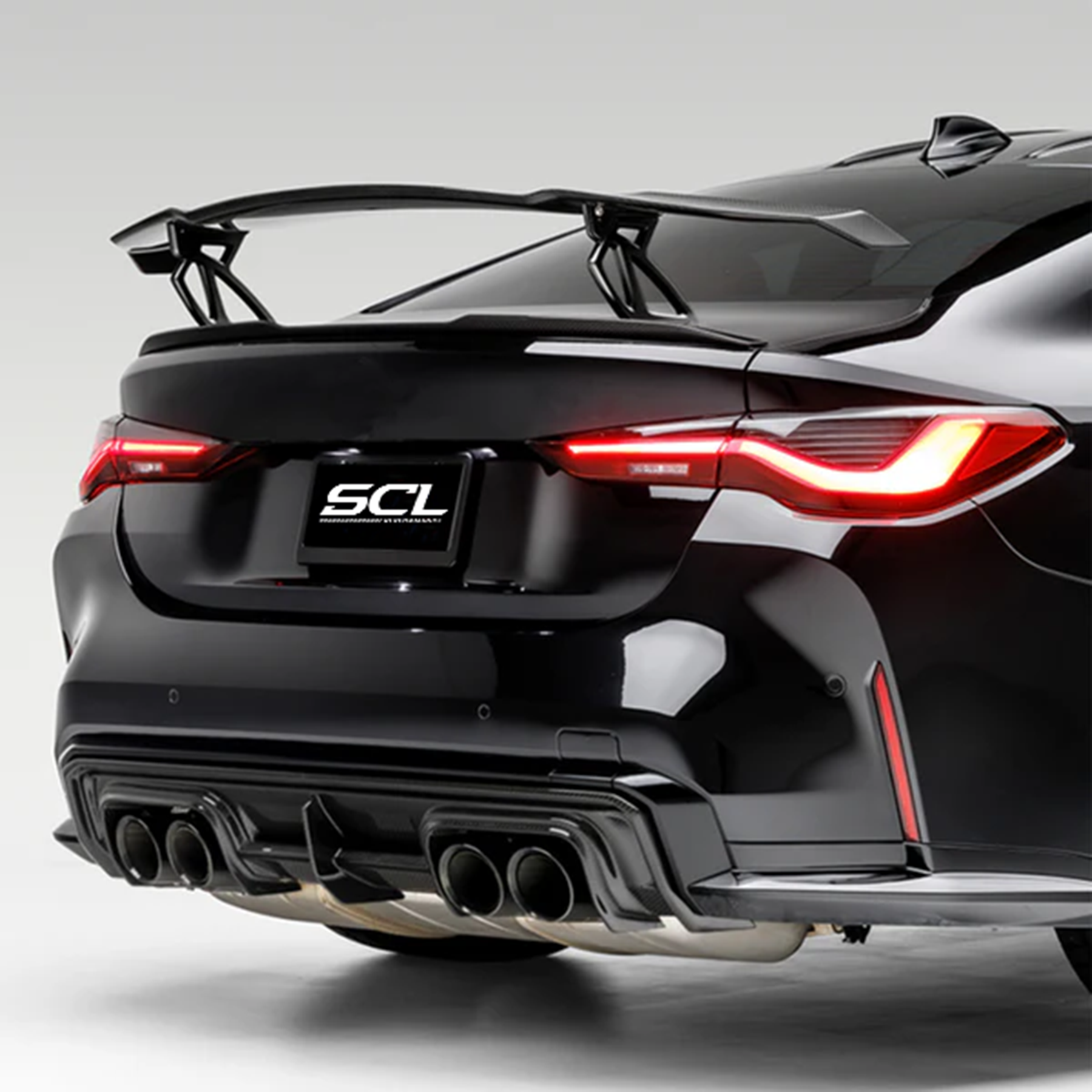 Real Dry Carbon Fiber Rear Wing Spoiler for BMW Sedan F80 M3 F82 M4 V Style Racing Wing Boot Spoiler 2014-2020