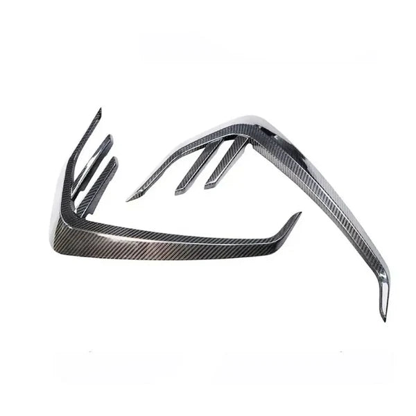High Quality  AC Style  Dry Carbon Fiber Side Door Front Fender Vents Trims for BMW M3 M4 G80 G82  Body Kits