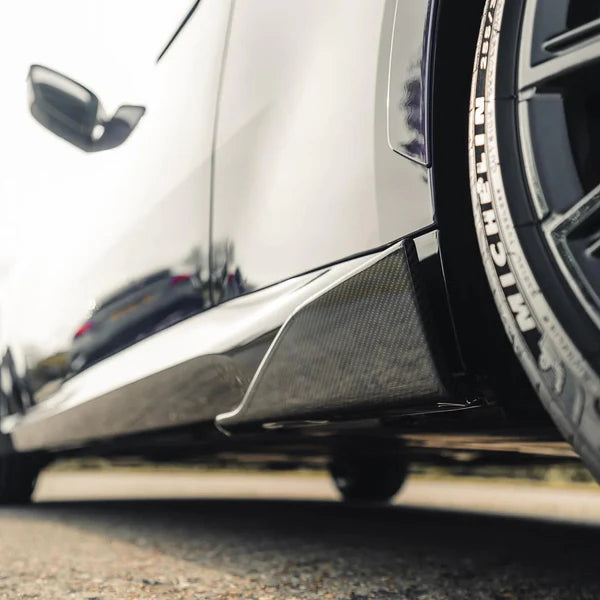 Oem Dry Carbon Fiber Side Skirts for BMW M2 M2C F87 2 Door 2014-2022 M Performance Style Side Skirts