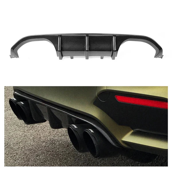 SCL 003 – MP‑Style Carbon Fiber Rear Diffuser