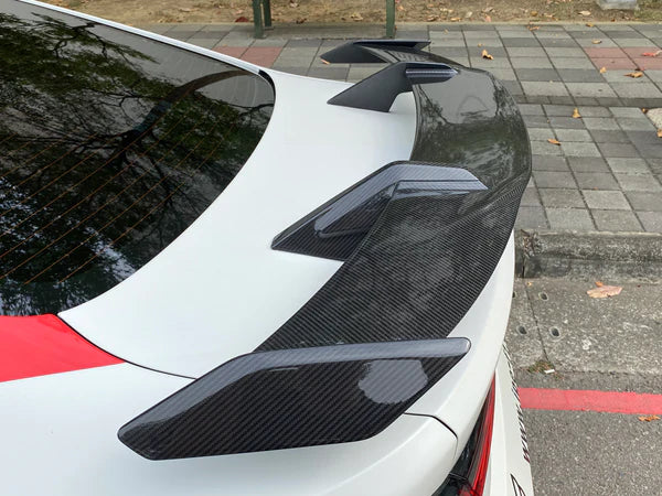 High Quality Dry Carbon Fiber Rear Spoiler Tail Trunk Spoiler for BMW G80 G82 G83 M3 M4 MP Style Boot Wing Spoiler