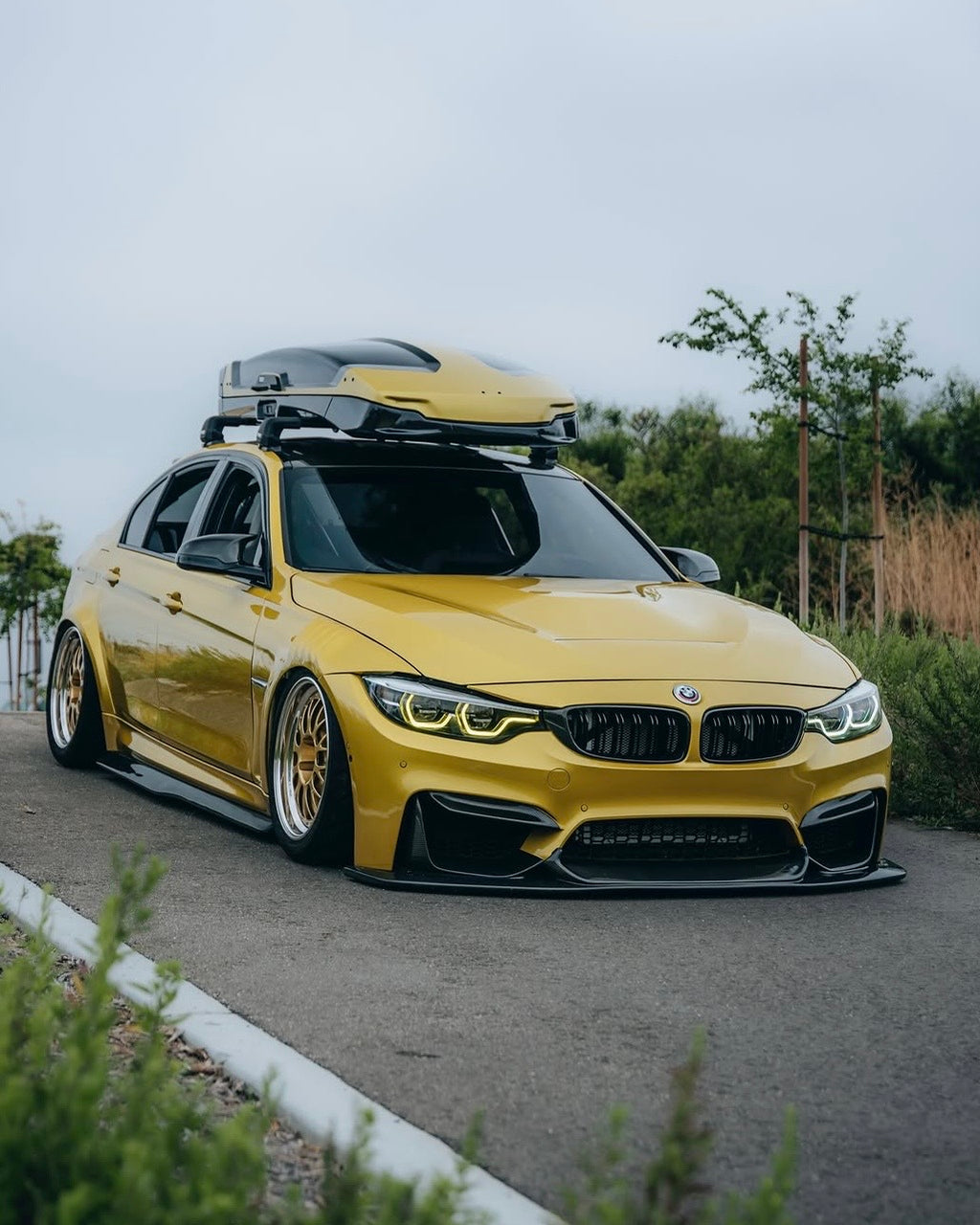 SCL F8X L-STYLE Carbon Fiber Front Lip